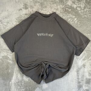 VTG 90s Dragonball Z DBZ Gray Goku Vegeta Trunks Gohan Piccolo Graphic T-shirt L